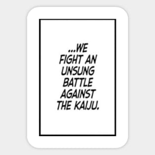 The Unsung Battle Sticker